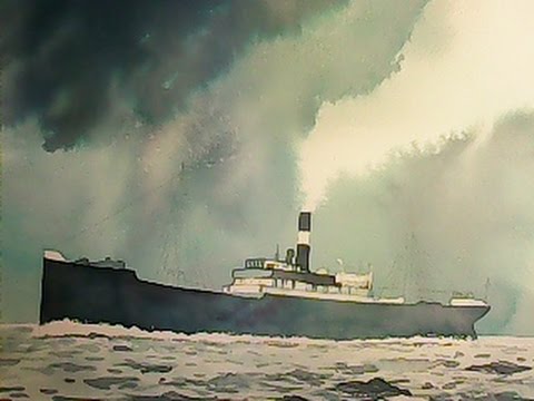 480x360 How To Paint A Ship With Watercolor - Ship Watercolor