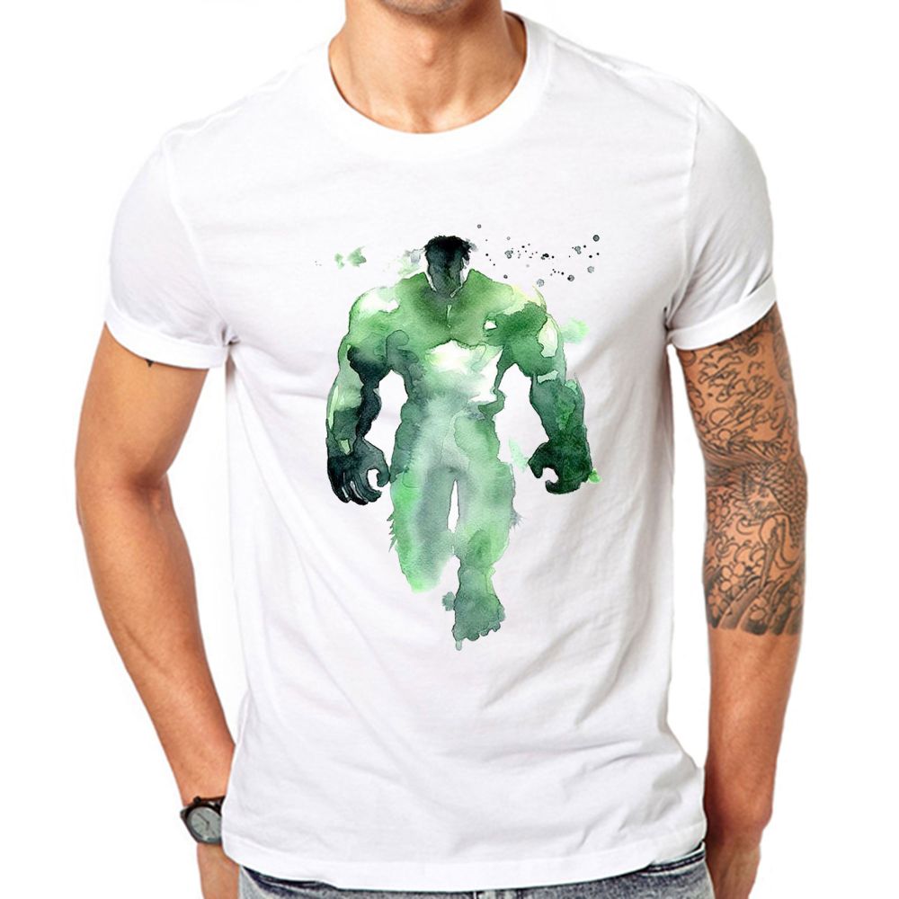 1000x1000 Hulk Inspired Watercolor T Shirt Gullprint Gullprint - Shirt Watercolor