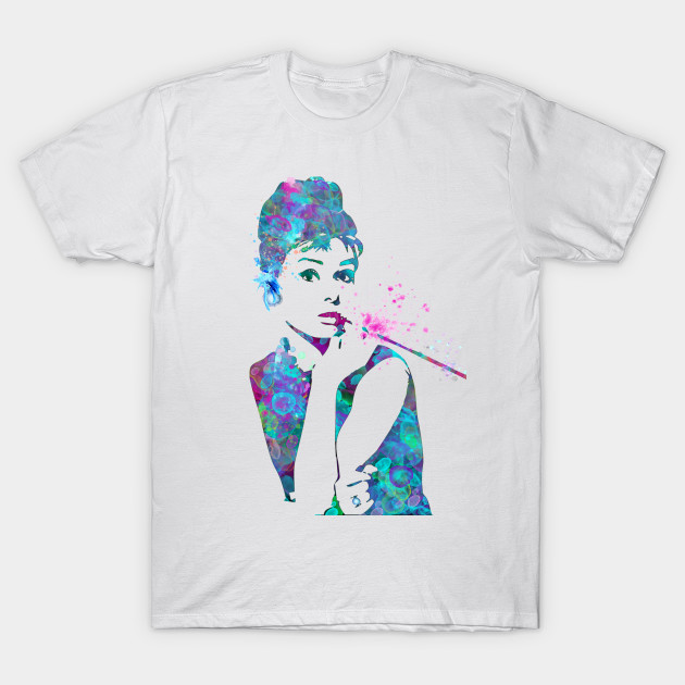 630x630 Audrey Hepburn Watercolor Pop Art - Shirt Watercolor