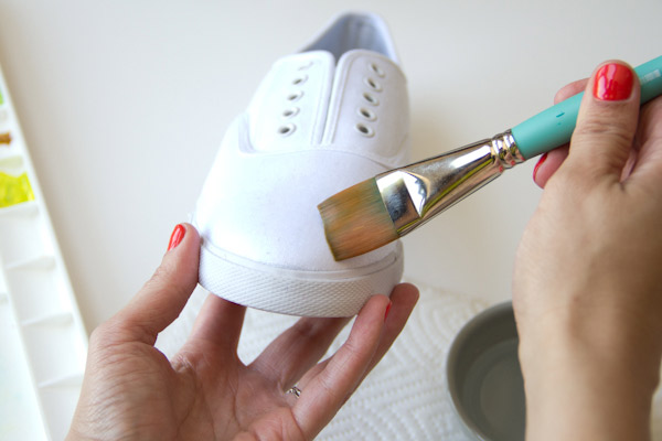 600x400 Diy Ombre Watercolor Shoes Lovely Indeed - Shoes Watercolor