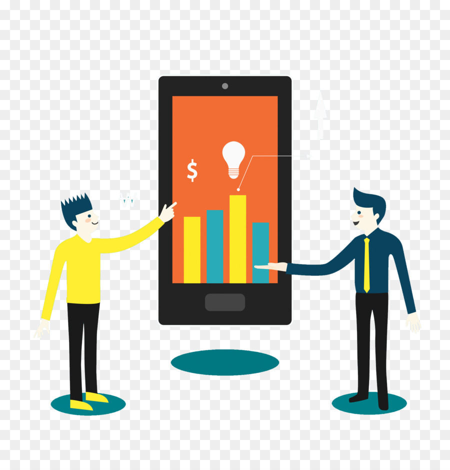 900x940 Mobile Phone Shopping - Shopping Watercolor