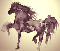 236x200 260 Best Horse Artwork Images Drawings Of Horses - Simple Horse Watercolor
