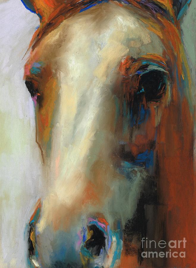 659x900 Simple Horse Painting By Frances Marino - Simple Horse Watercolor