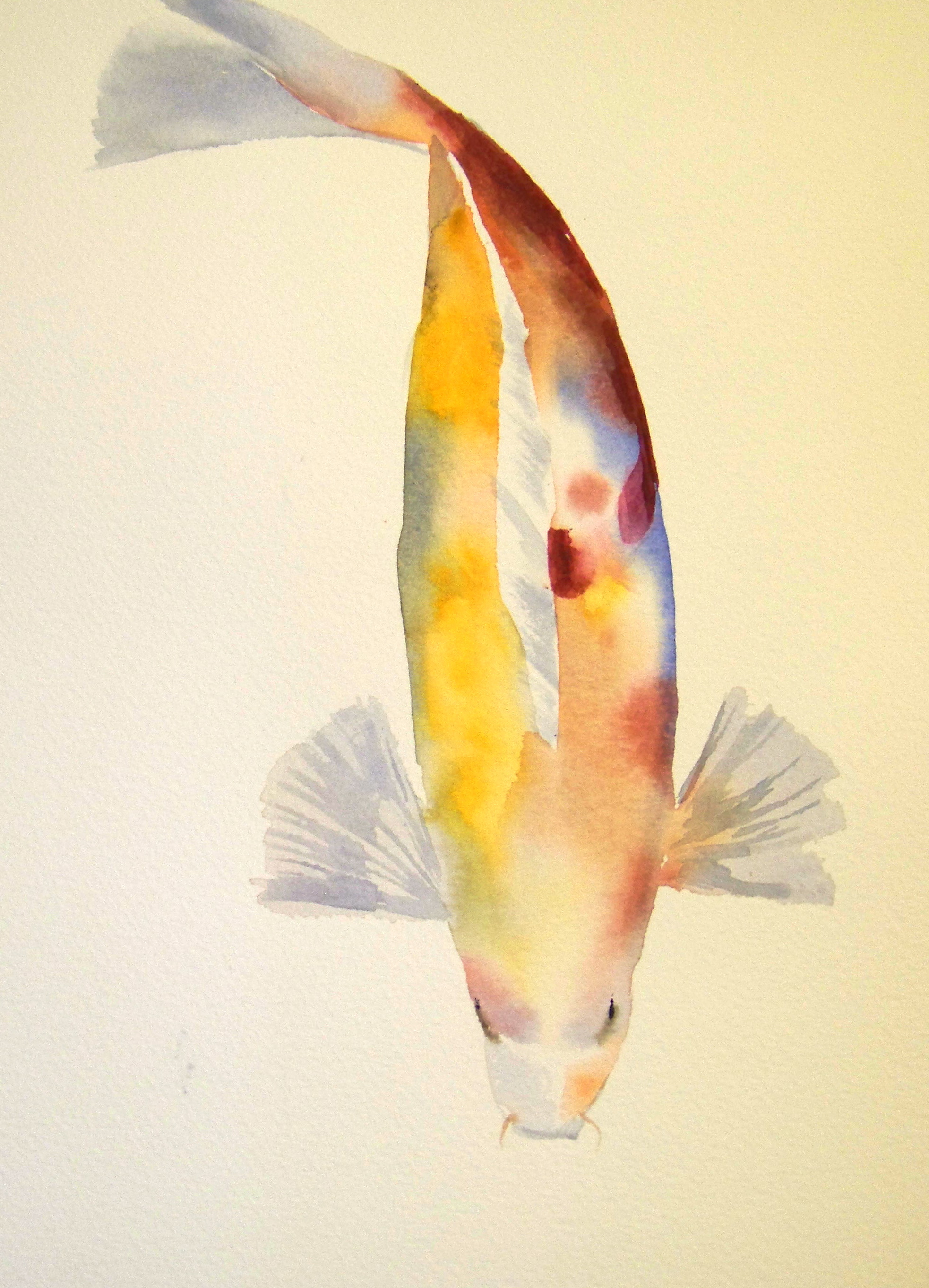 1966x2724 Koi A Painting A Day - Simple Watercolor Animals