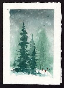 217x300 Image Result For Simple Watercolor Christmas Greeting Cards Art - Simple Watercolor Christmas Cards