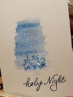 236x314 Simple Watercolor Christmas Card Tutorial! Happy Handmade - Simple Watercolor Christmas Cards