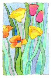 168x257 Projectswatercolour Paintings - Simple Watercolor Flowers