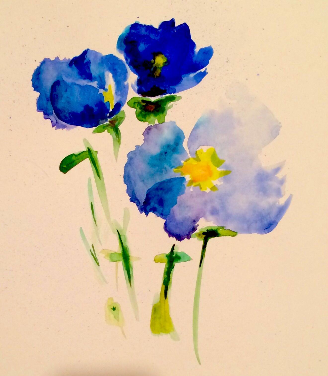 1320x1510 Simple Watercolor Flowers - Simple Watercolor Flowers