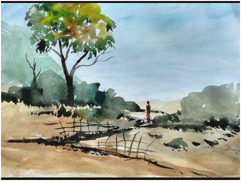 480x360 Watercolor Landscape Tutorial Amazing [Full Download] Simple - Simple Watercolor Landscape