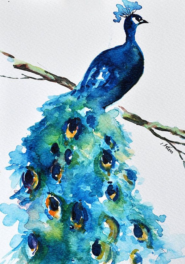 600x855 80 Simple Watercolor Painting Ideas - Simple Watercolor Paintings