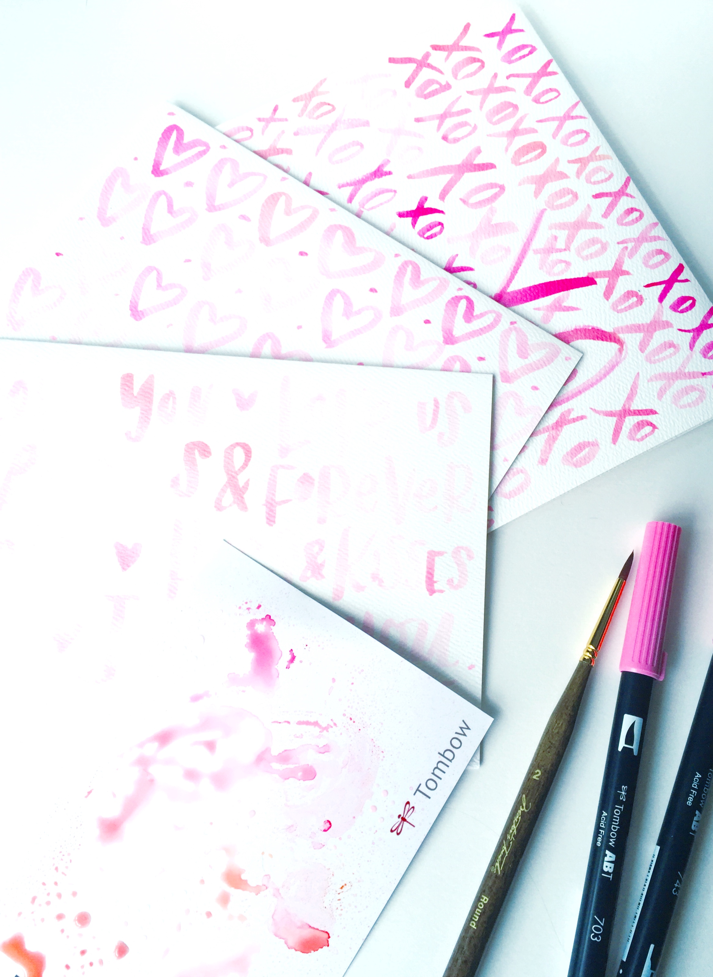 2333x3195 How To Make Simple Watercolor Valentines - Simple Watercolor Pictures