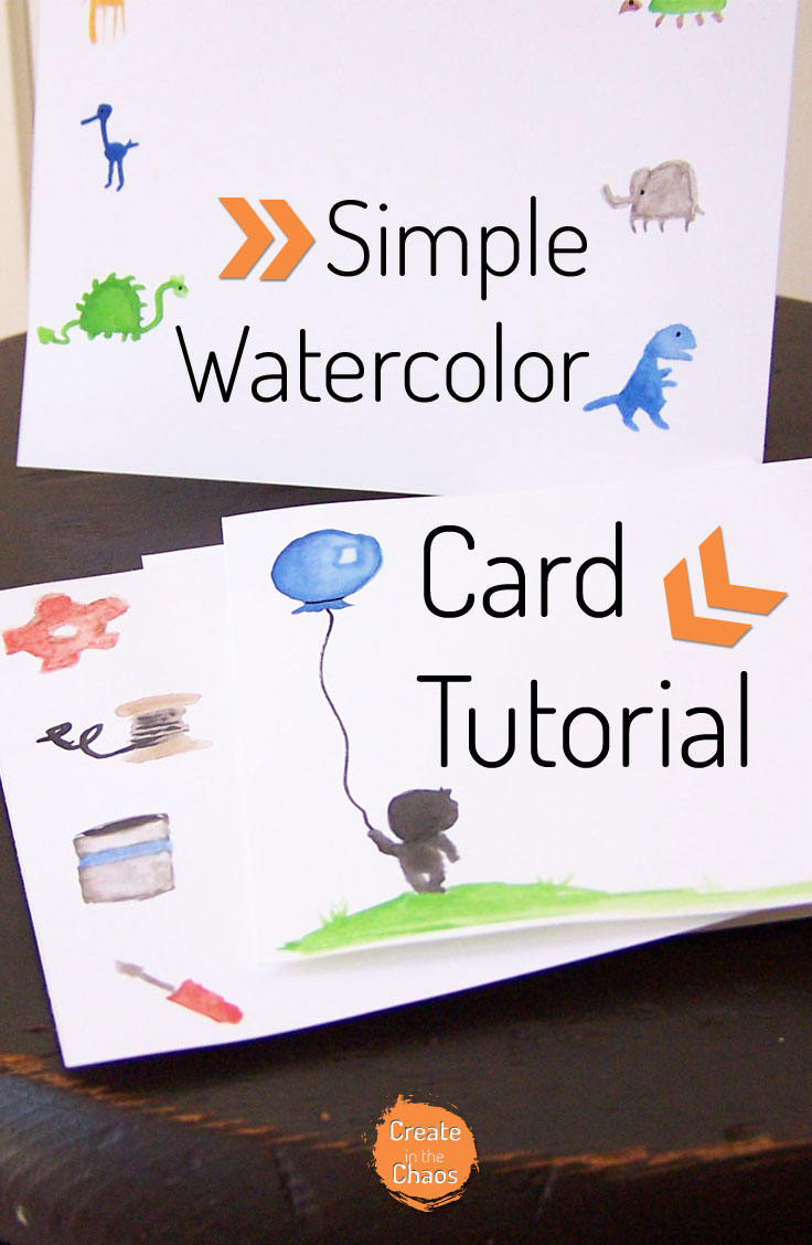 736x1128 Simple Watercolor Cards Tutorial - Simple Watercolor Pictures
