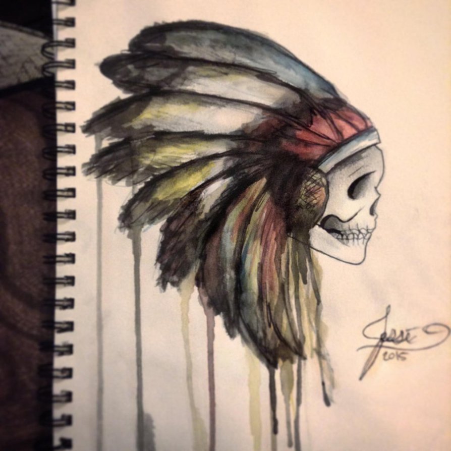 Skeleton Watercolor at PaintingValley.com | Explore collection of ...