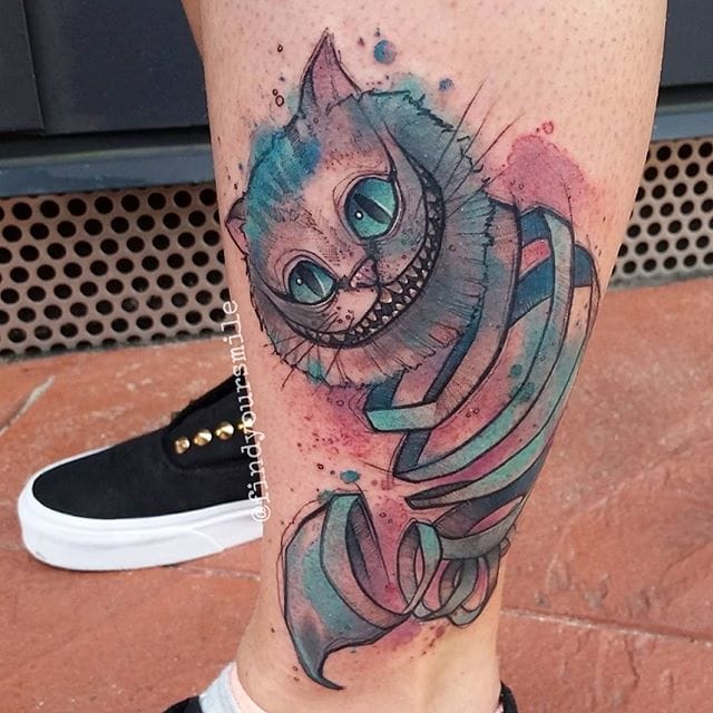 640x640 Russell Van Schaick Abstract Watercolor And Sketch Style Mix - Sketch Watercolor Tattoo