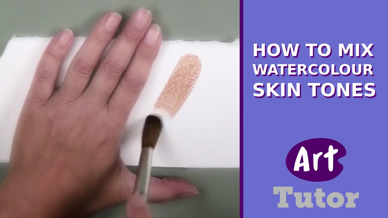 1280x720 How To Mix Watercolour Skin Tones - Skin Color Watercolor