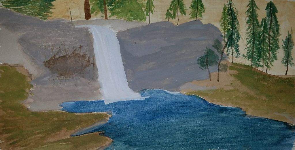 1024x521 Skyrim Watercolor Falls Art Amino - Skyrim Watercolor