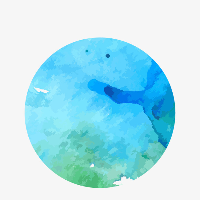 650x651 Watercolor Round Small Fresh Brush Strokes, Watercolor Vector - Small Watercolor