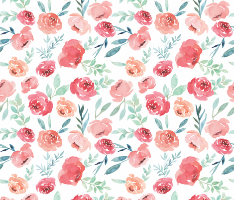 470x402 Small Watercolor Flowers On White Wallpaper - Small Watercolor Flower