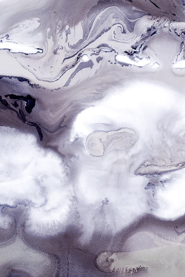 700x1050 Lavender Smoke C Watercolor Print On Canvas Black Crow - Smoke Watercolor