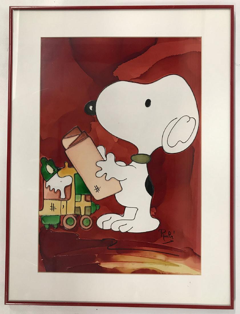 841x1100 Snoopy, Charles Schulz Peanuts, Watercolor On Paper - Snoopy Watercolor
