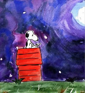 275x300 Custom Watercolor Snoopy Bathroom Waterproof Fabric Shower Curtain - Snoopy Watercolor