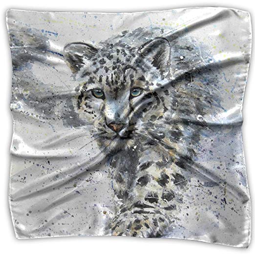 522x522 Watercolor Snow Leopard Fashion Women Floral Printed - Snow Leopard Watercolor