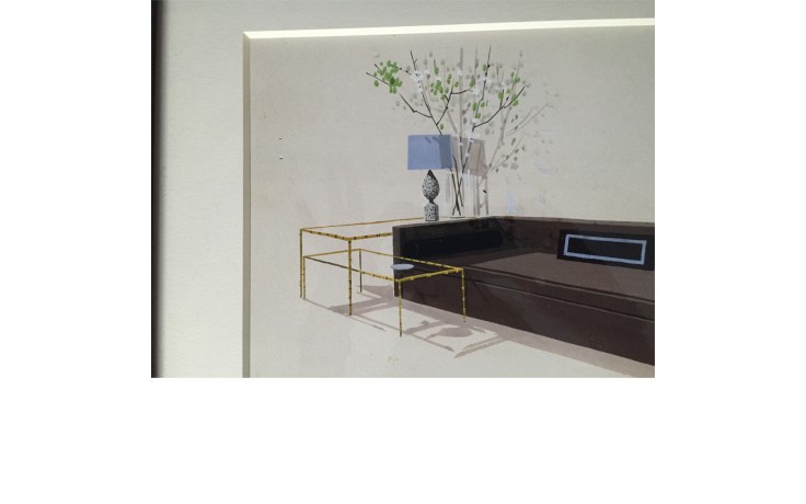 736x460 Viyet - Sofa Watercolor