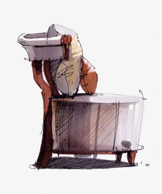 640x769 Watercolor Painted Sofa, Watercolor Clipart, Seating Painted, Hand - Sofa Watercolor