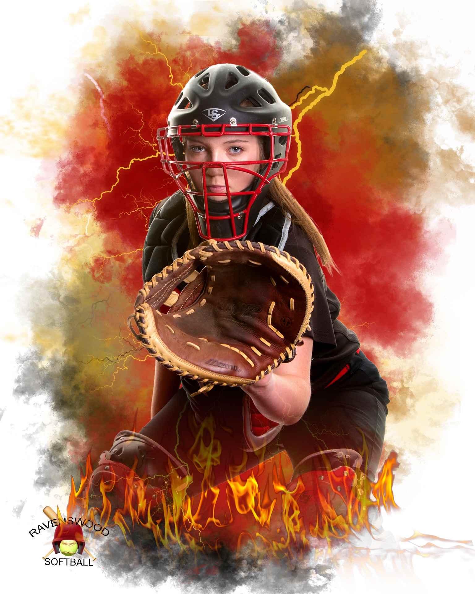 1536x1920 Volume Sports Watercolor - Softball Watercolor