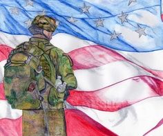236x198 Water Color Painting Of A Soldier - Soldier Watercolor