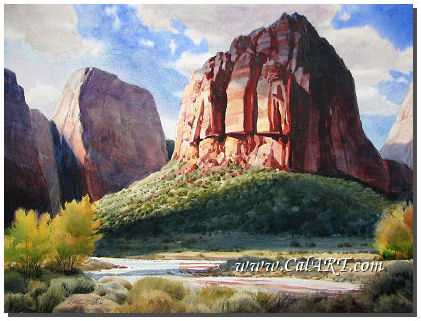 421x321 California Art - Southwest Watercolor