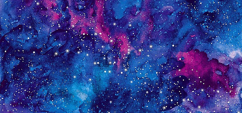 800x375 Watercolor Painting Ink Bright Star, Star, Nebula, Romantic - Space Watercolor