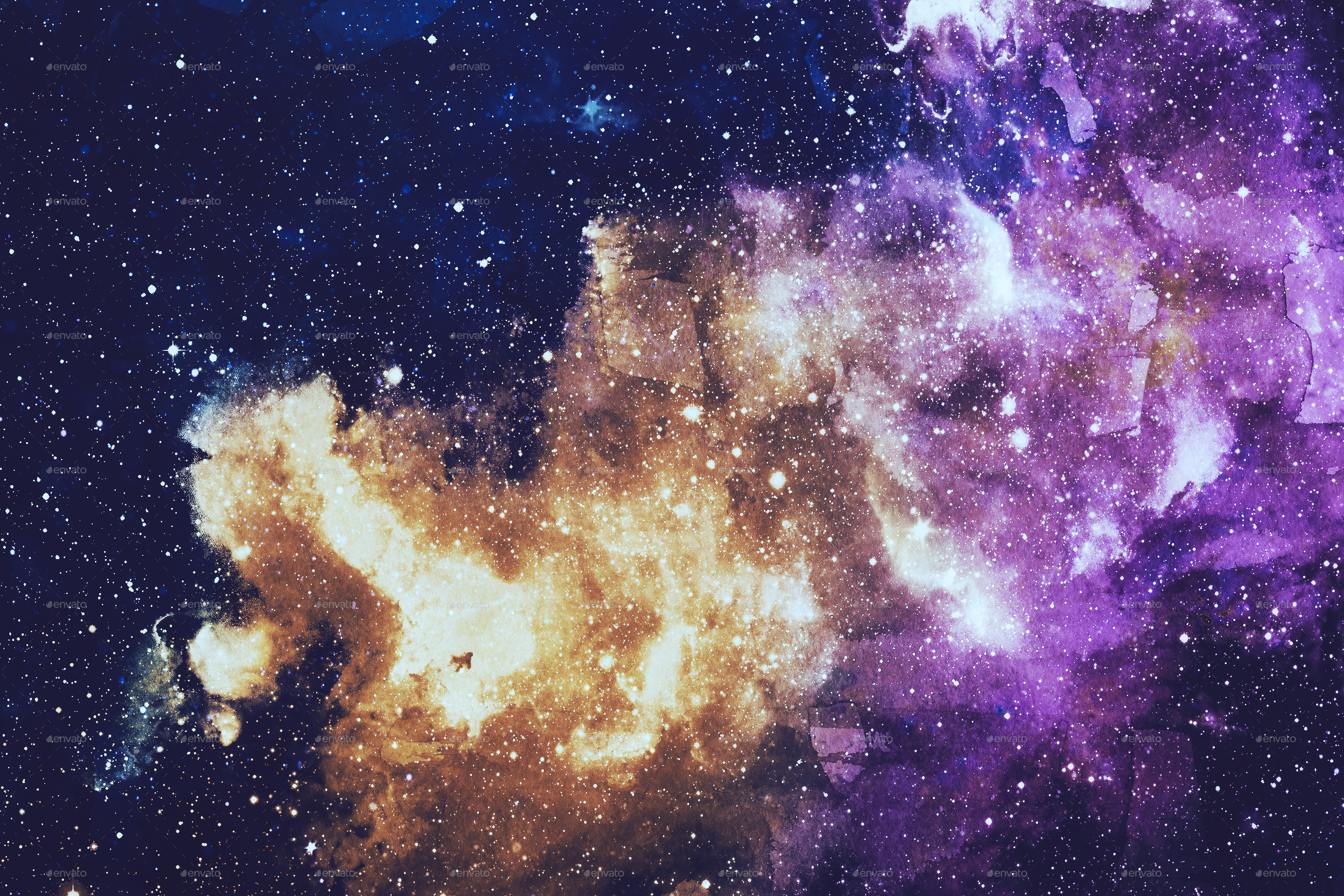 3000x2000 Watercolor Space Backgrounds By Kauster - Space Watercolor