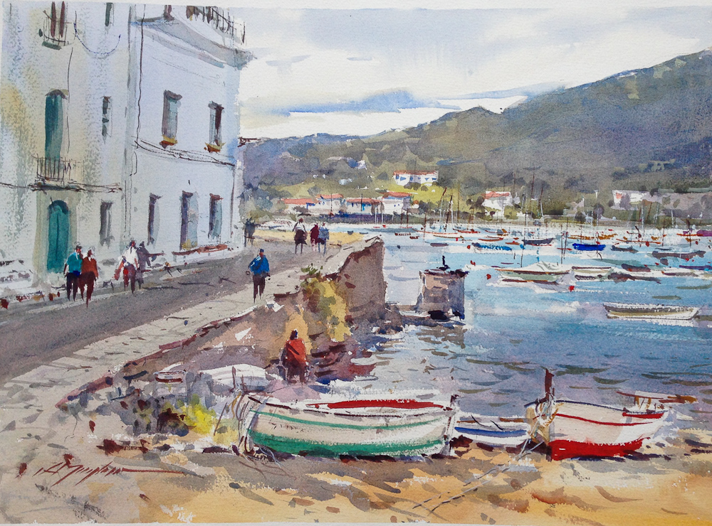 1000x740 David Taylor 13 - Spain Watercolor
