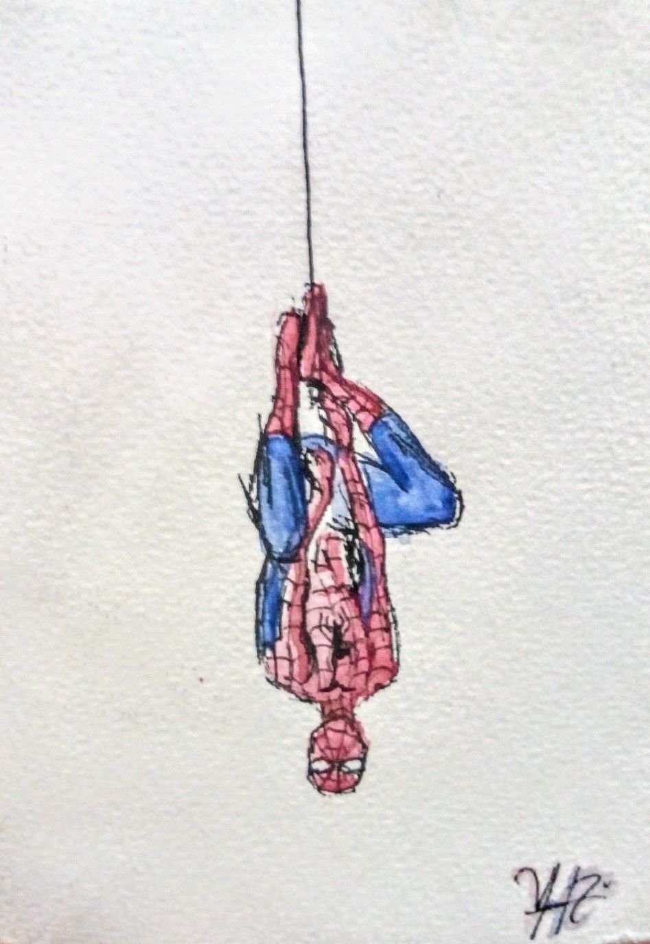 947x1376 Spiderman - Spiderman Watercolor