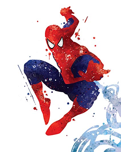 425x532 Pgbureau Amazing Spiderman Poster - Spiderman Watercolor