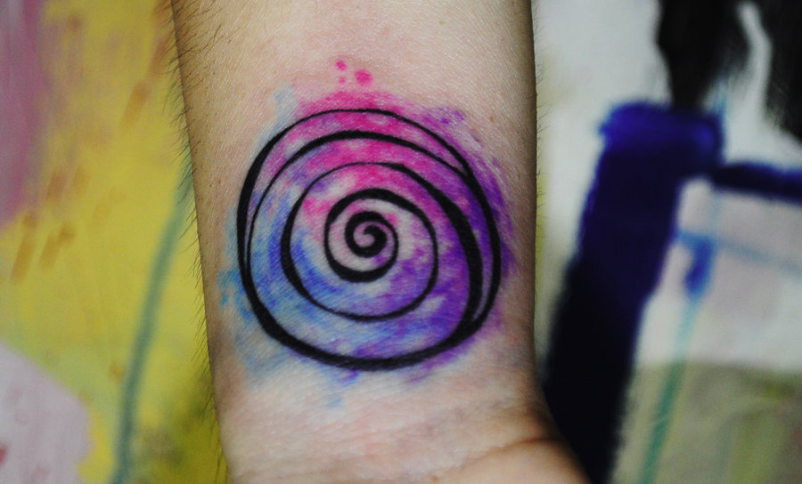 900x544 Watercolor Spiral By Koraykaragozler - Spiral Watercolor