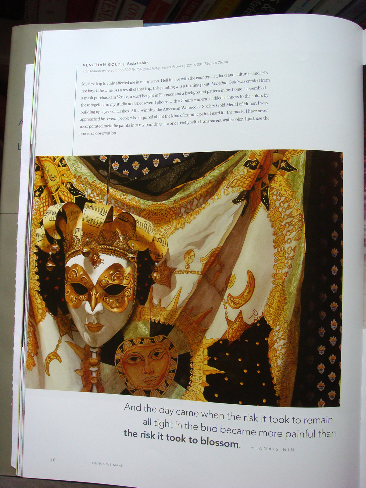 1200x1599 Watercolor By Design Venetian Gold In Splash 11 - Splash Watercolor Book