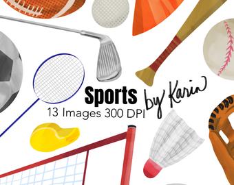 340x270 Sports Watercolor Etsy - Sports Watercolor