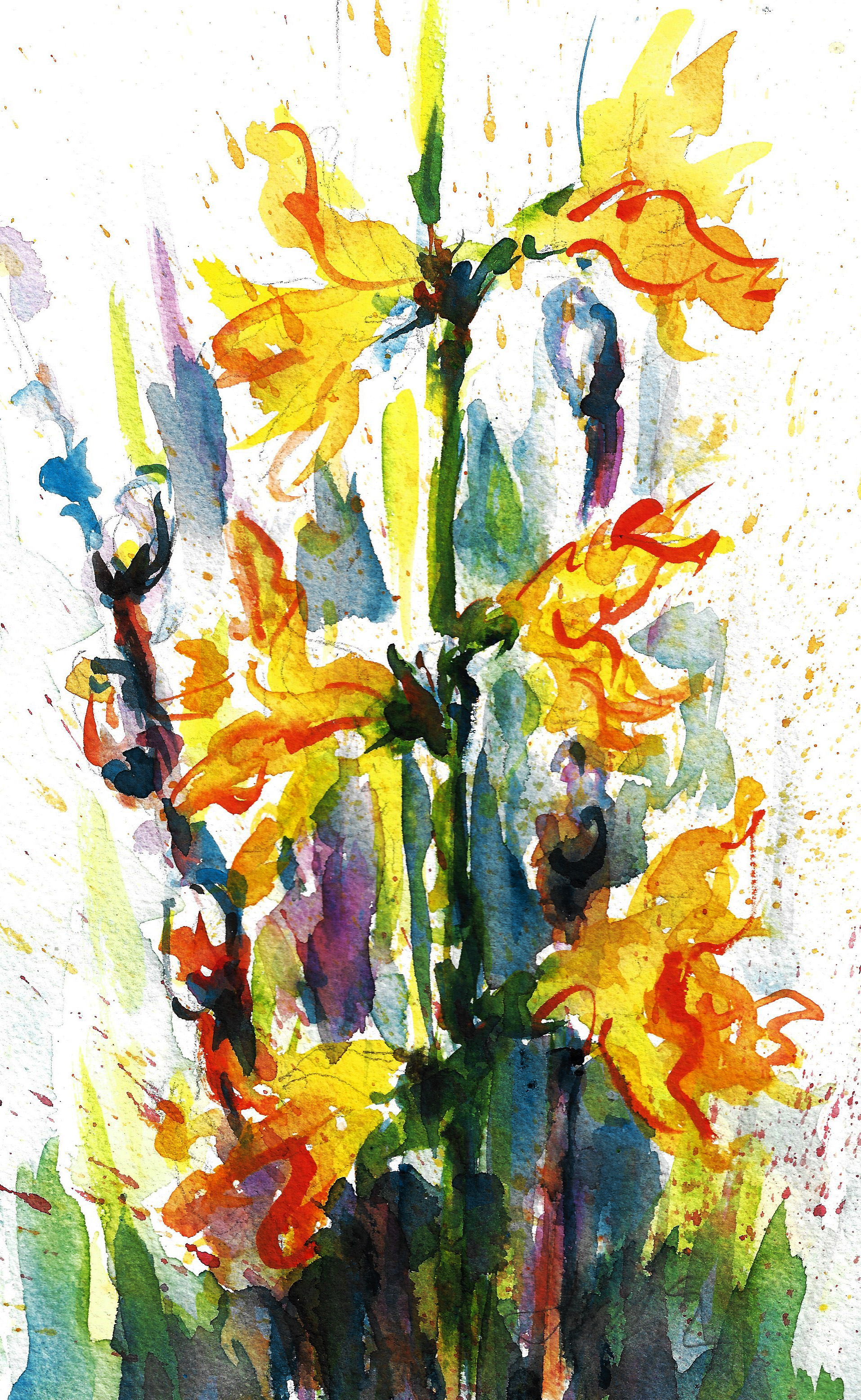 1914x3114 Jacki Kellum - Spring Watercolor Paintings