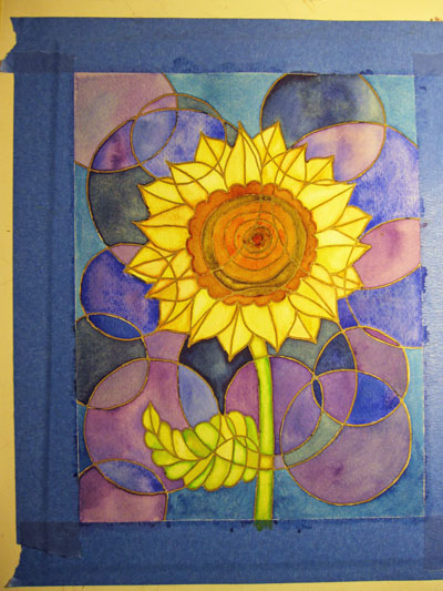 400x533 Create An Easy Stained Glass Effect With Watercolors - Stained Glass Watercolor
