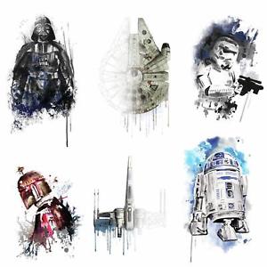 300x300 Star Wars Watercolor Wall Decals Stickers Darth Vader Millennium - Star Wars Watercolor