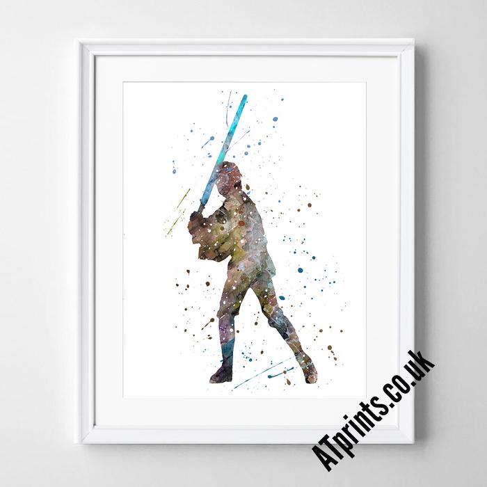700x700 Star Wars Watercolour Art Print Atprints - Star Wars Watercolor Art