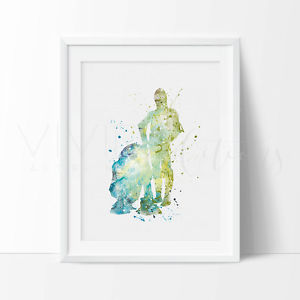 300x300 Star Wars R2d2 Amp C3po Watercolor Nursery Art Print, Kids Wall Art - Star Wars Watercolor Art