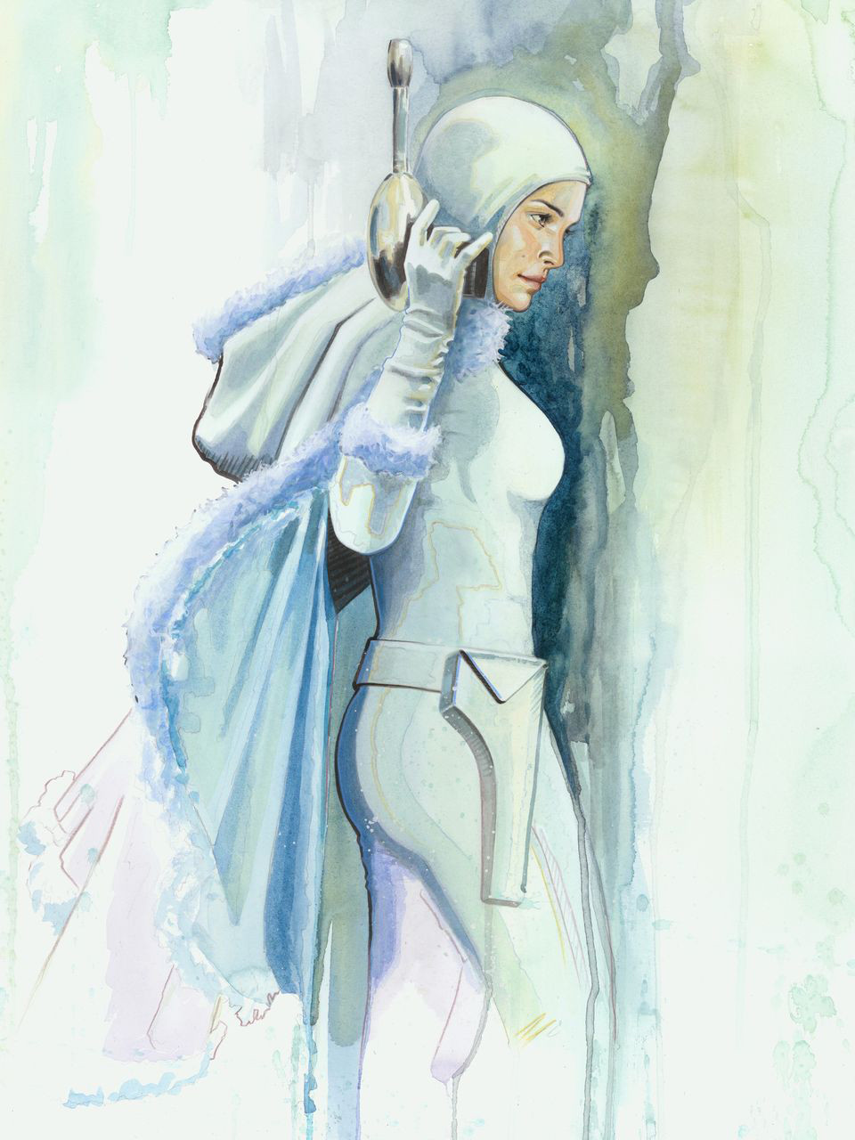 960x1280 Star Wars Watercolor Portraits Creativitism - Star Wars Watercolor Art