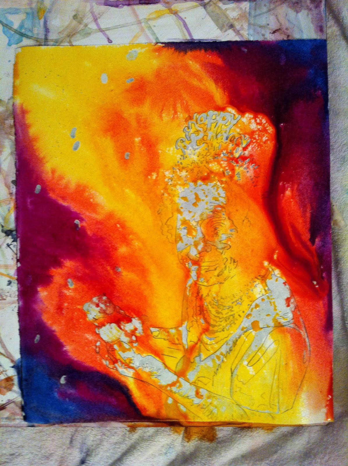 1195x1600 Starr Weems Art Blog Start To Finish Pouring Watercolor - Starting A Watercolor Painting