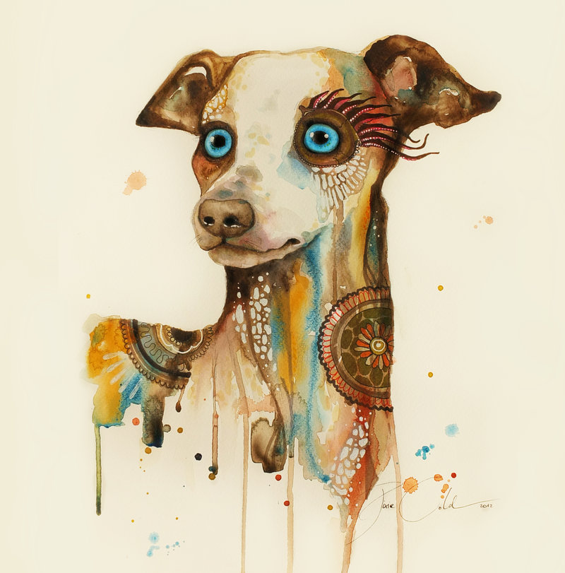 800x811 Steampunk Dog By Pixiecold - Steampunk Watercolor