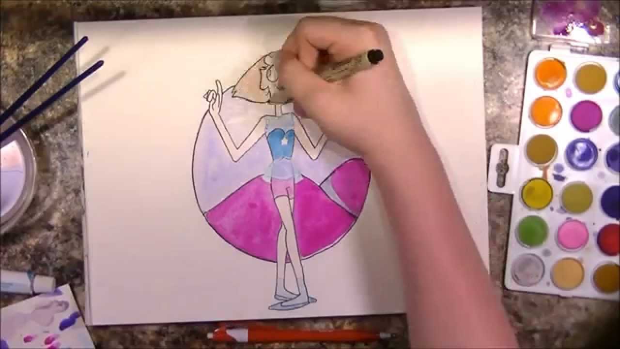 1280x720 Pearl - Steven Universe Watercolor