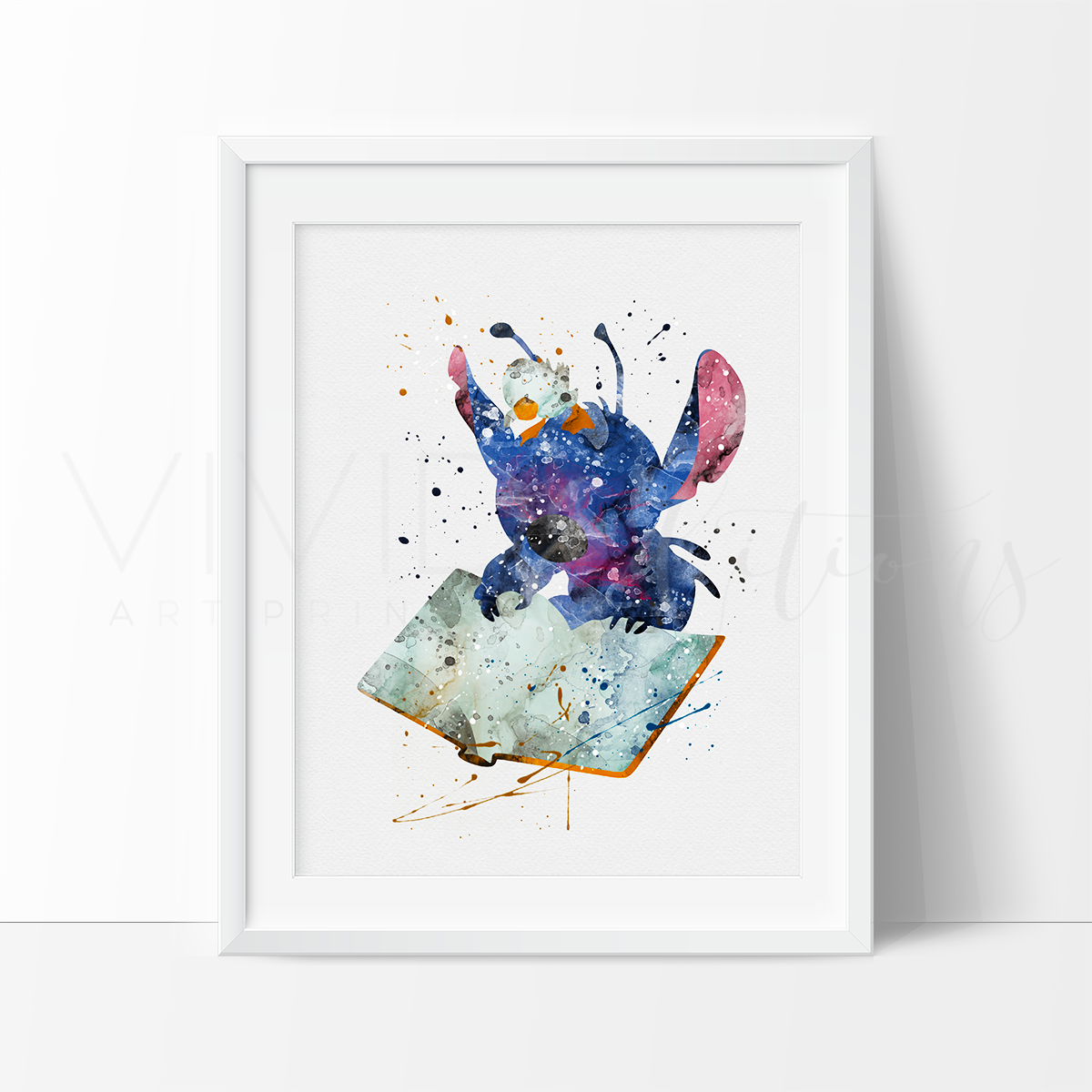 1200x1200 Stitch 2, Lilo Amp Stitch Watercolor Art Print - Stitch Watercolor