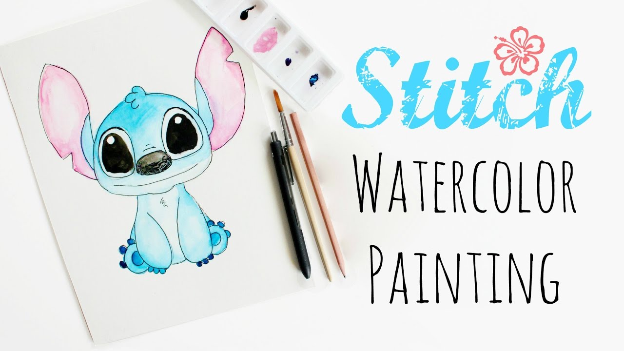 1280x720 Stitch Watercolor Painting Simple Watercolor Tutorial - Stitch Watercolor